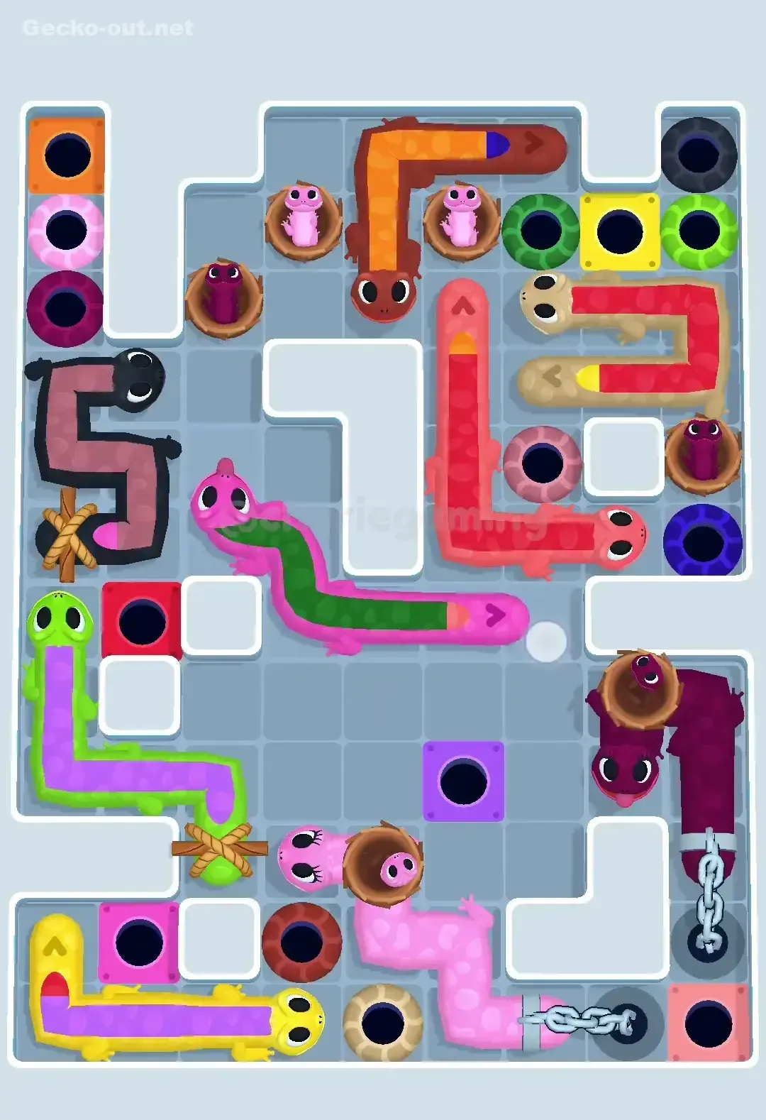 Gecko Out Level 636 Solution 1