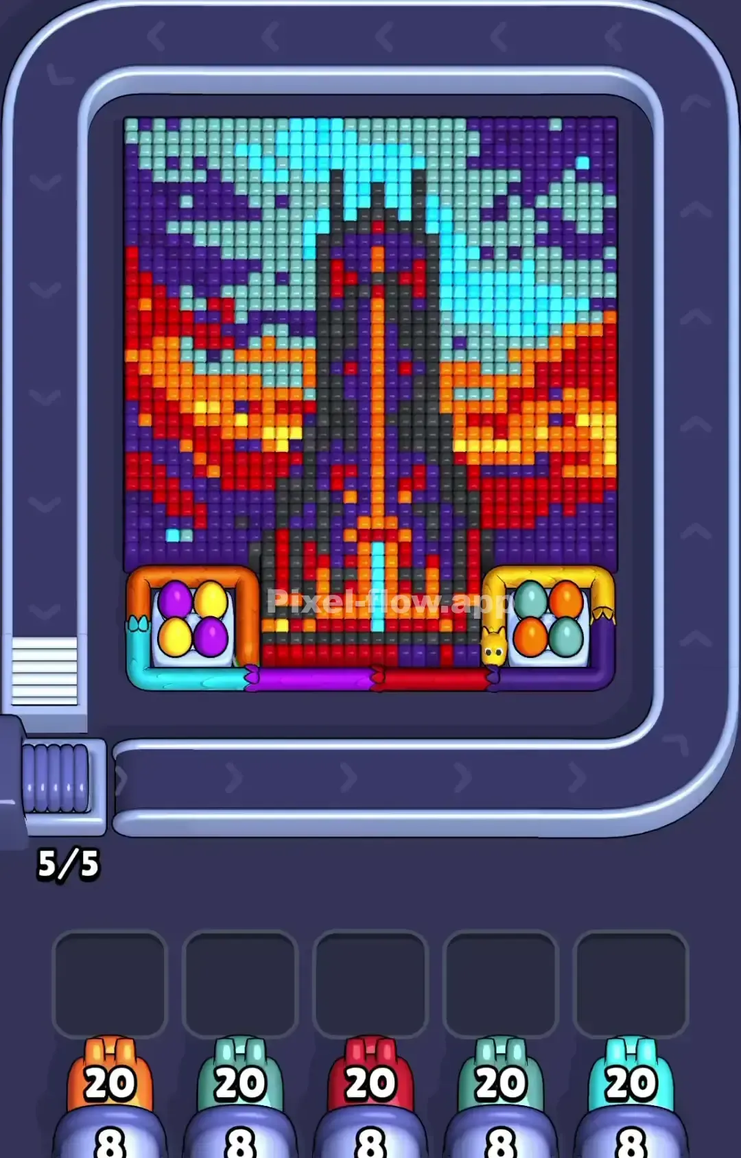 Pixel Flow Level 1108 Solution (Wrong Level? Fix Here) 📸