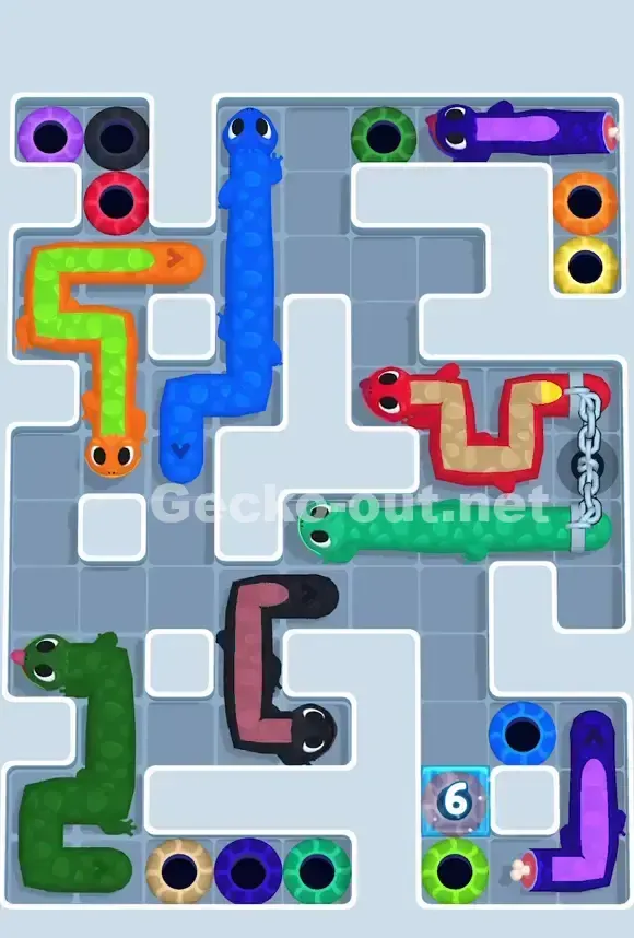 Gecko Out Level 775 Solution 1