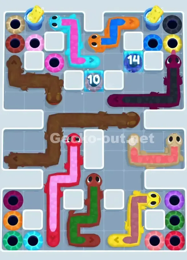 Gecko Out Level 1074 Screenshot