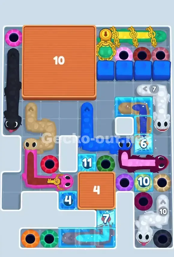 Gecko Out Level 820 Screenshot