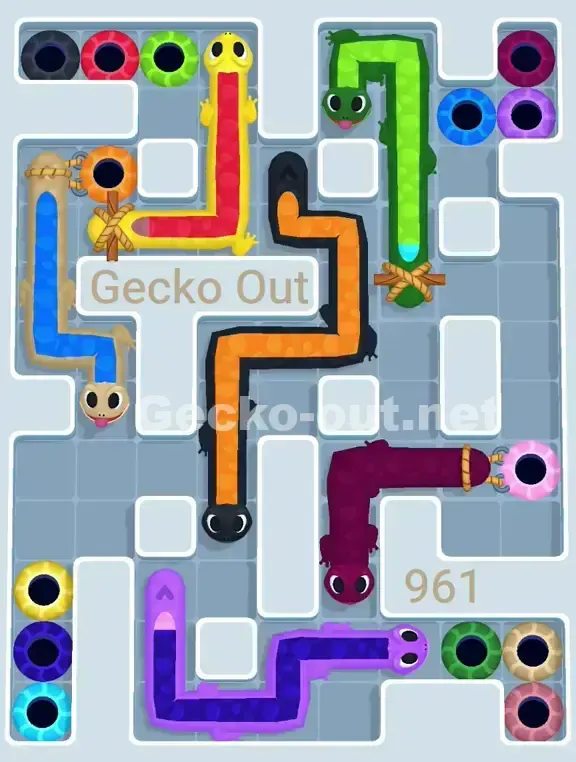 Gecko Out Level 961 Screenshot