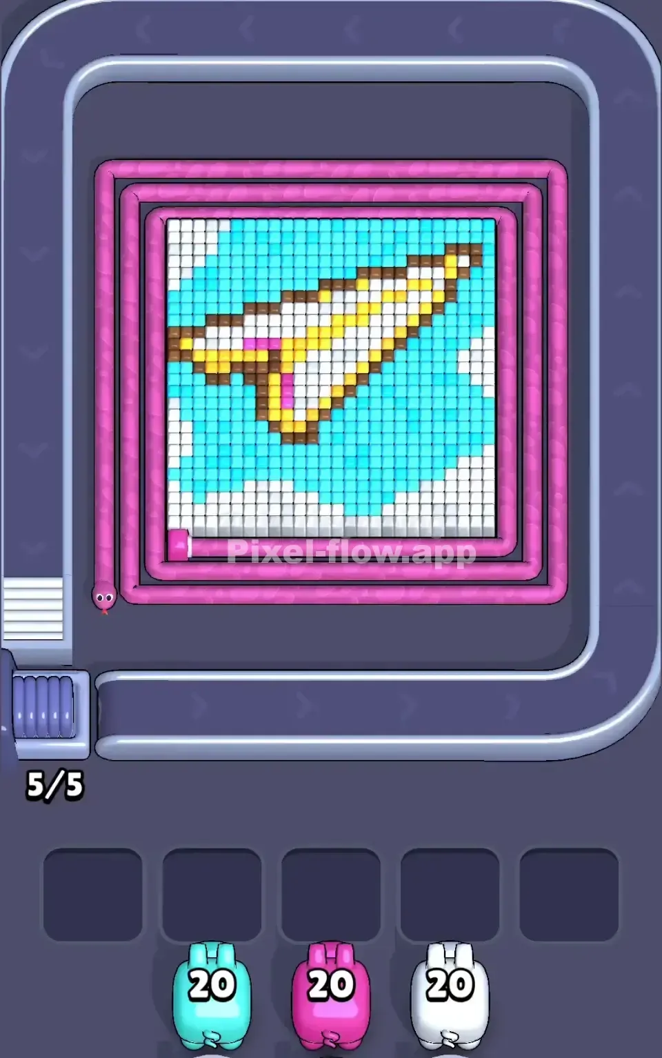 Pixel Flow Level 376 Solution (Wrong Level? Fix Here) 📸