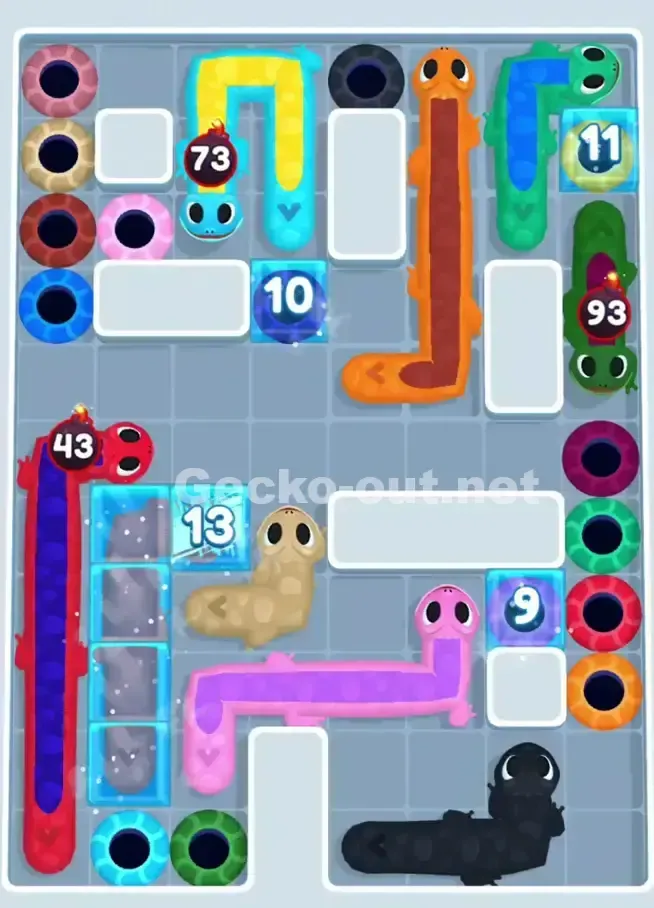 Gecko Out Level 1077 Screenshot