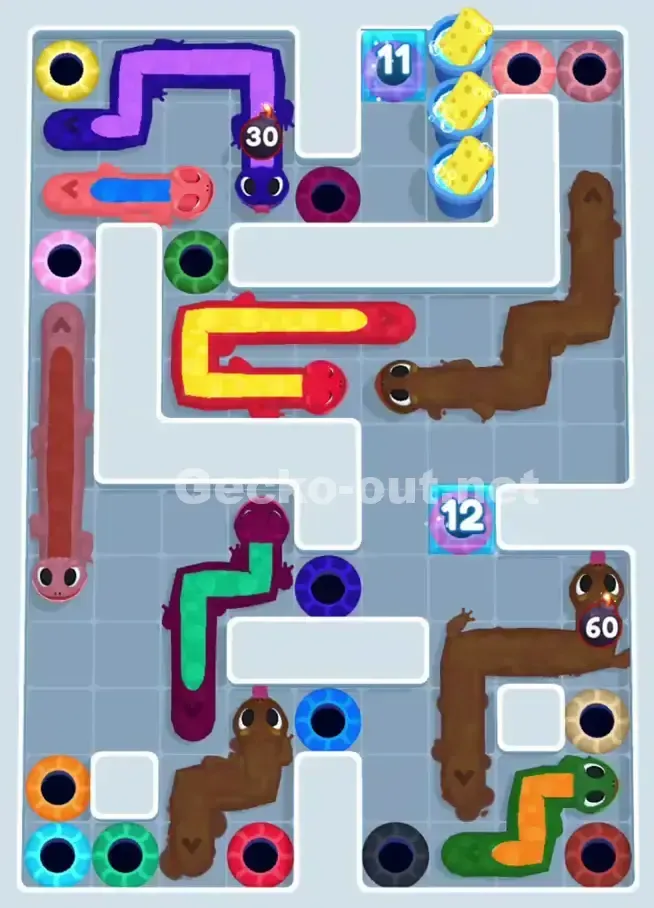 Gecko Out Level 1075 Screenshot