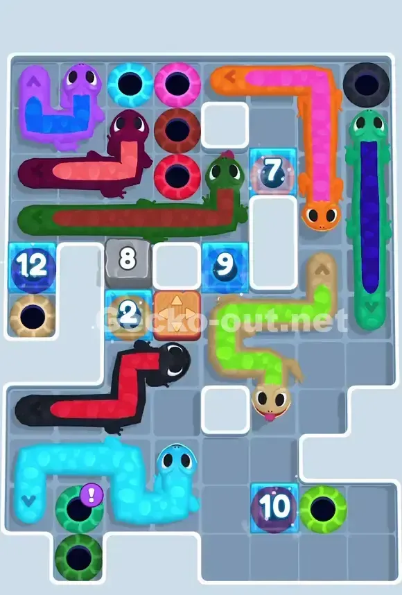 Gecko Out Level 752 Solution 1