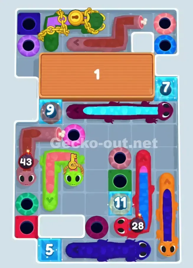 Gecko Out Level 1083 Solution 1