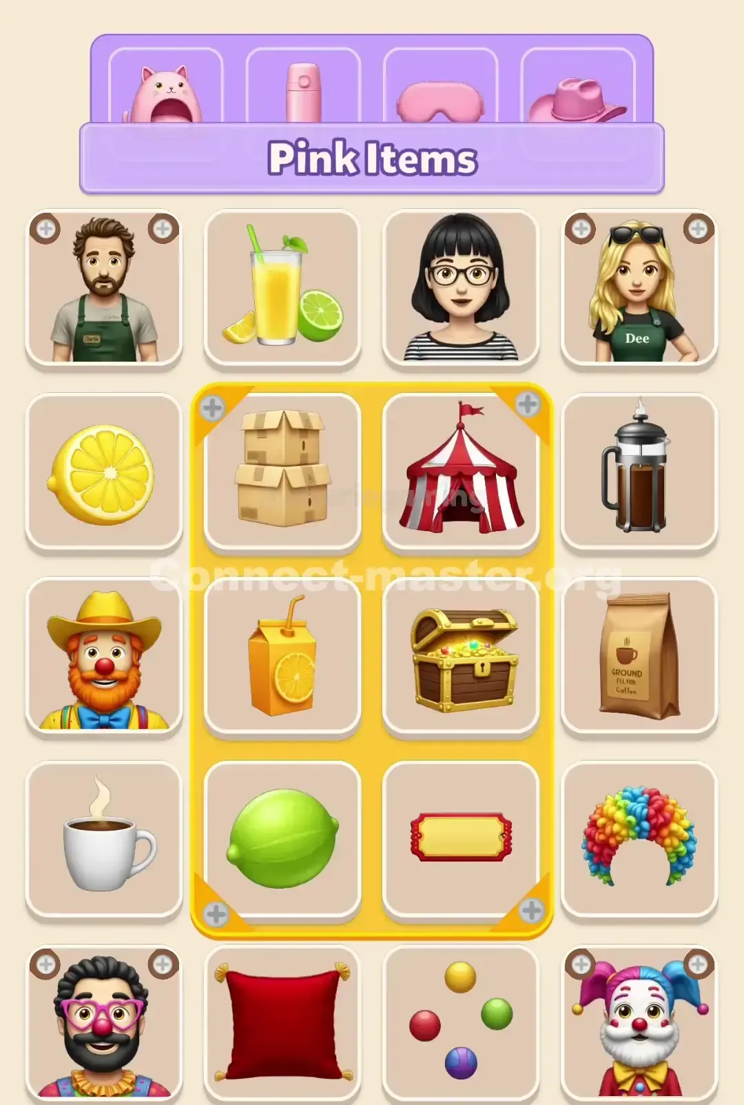 Connect Master Level 59 Solution 2