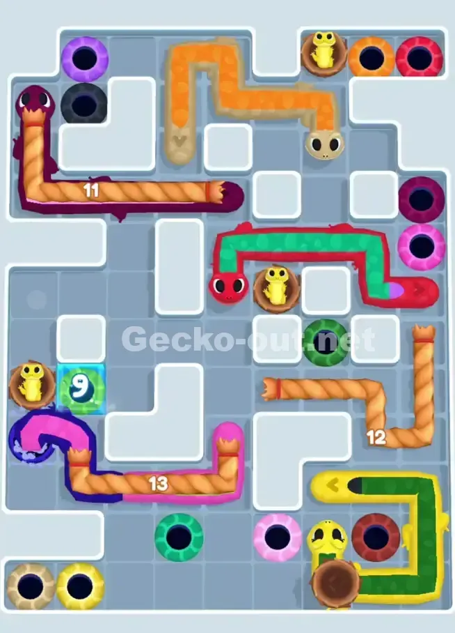 Gecko Out Level 1034 Solution 1