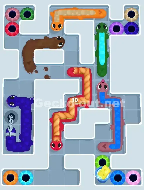 Gecko Out Level 1009 Solution 1