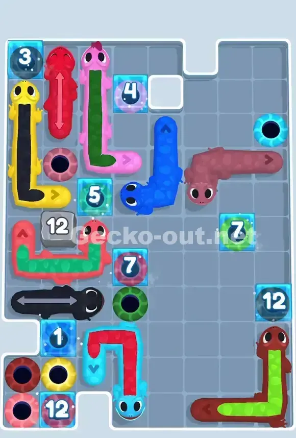 Gecko Out Level 821 Solution 2