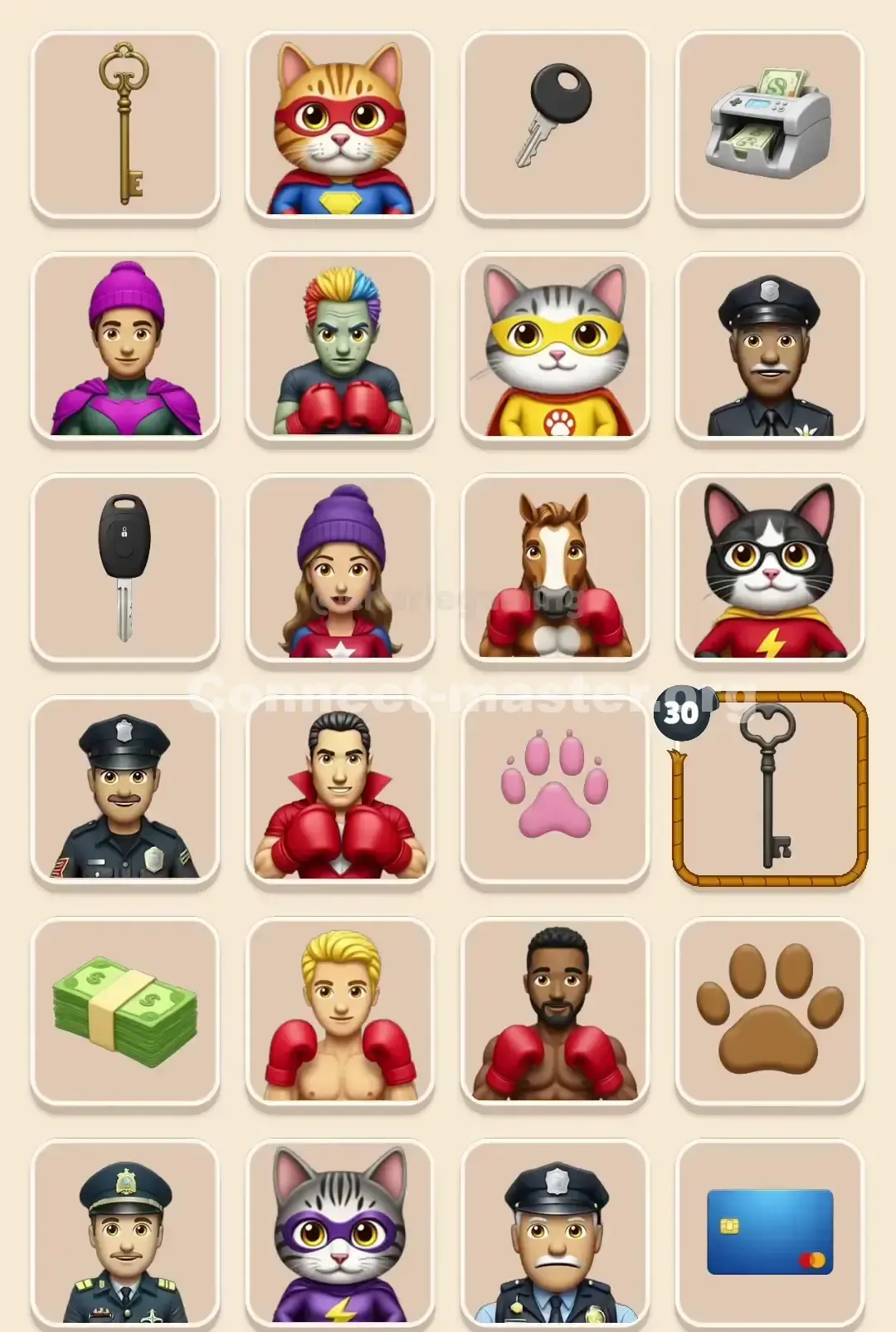 Connect Master Level 52 Solution 1