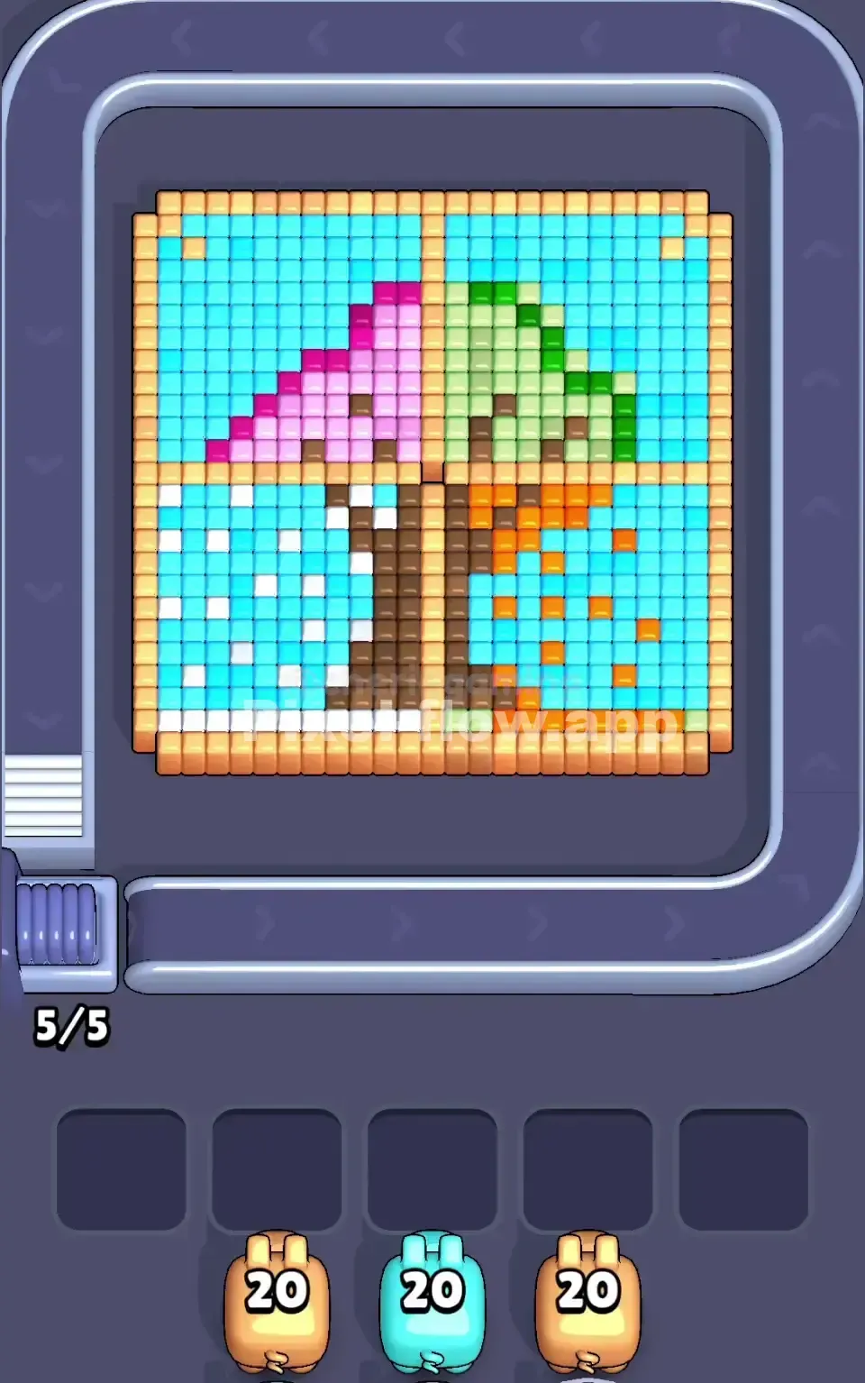 Pixel Flow Level 134 Solution (Wrong Level? Fix Here) 📸