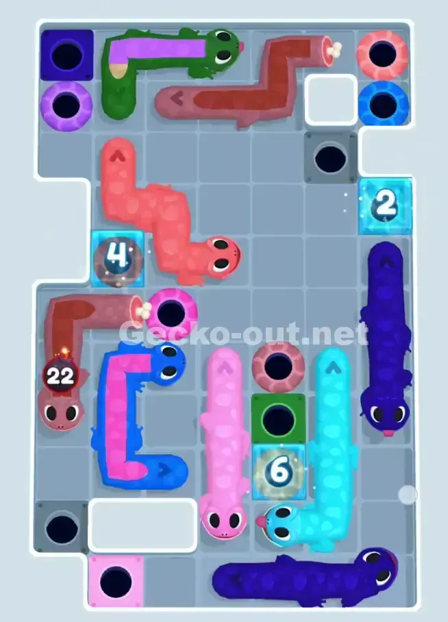 Gecko Out Level 1083 Solution 2