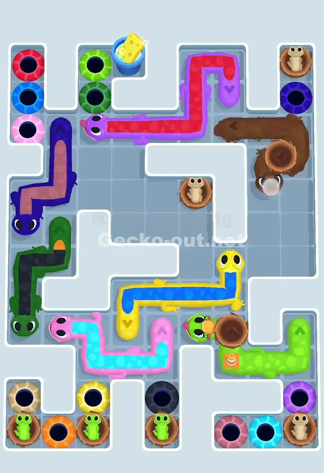 Gecko Out Level 665 Solution 1