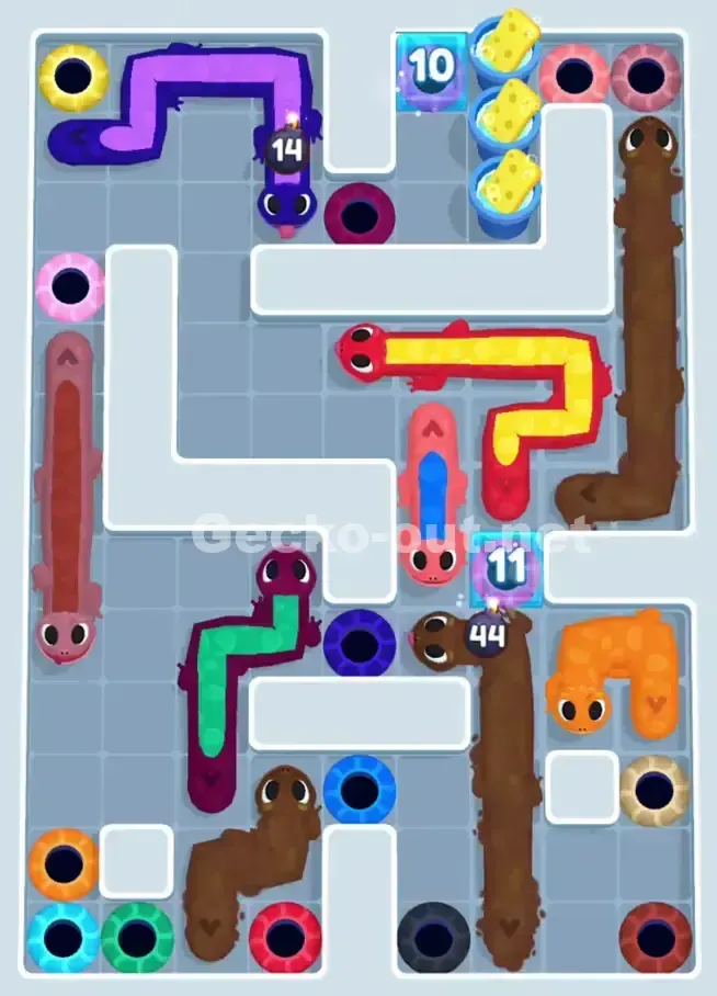 Gecko Out Level 1075 Solution 1