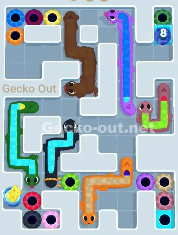 Gecko Out Level 966 Solution 1