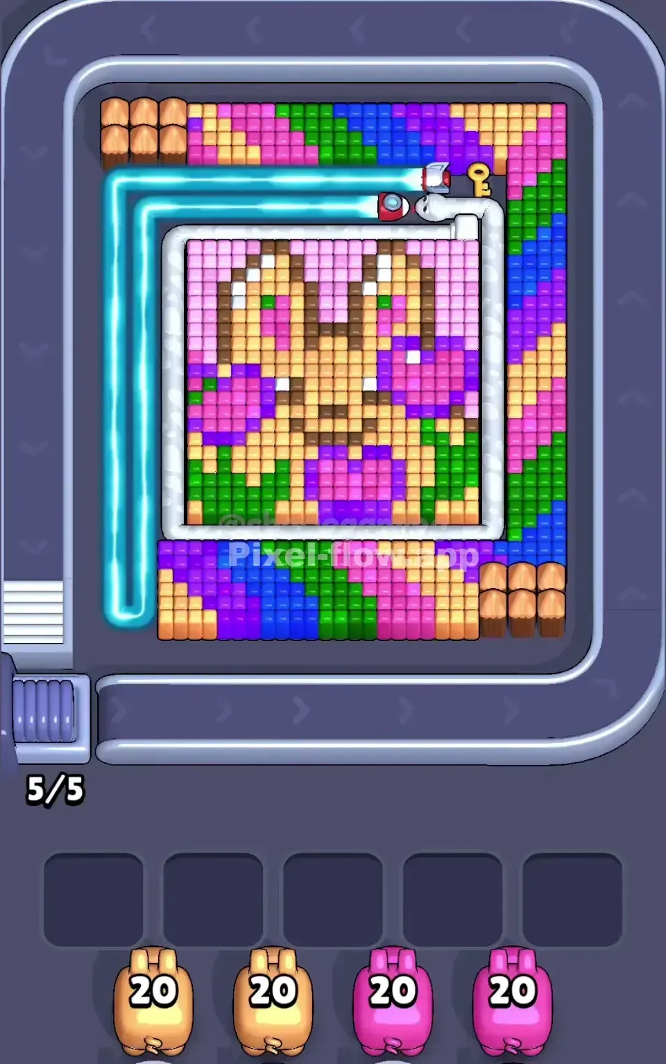 Pixel Flow Level 616 Solution (Wrong Level? Fix Here) 📸