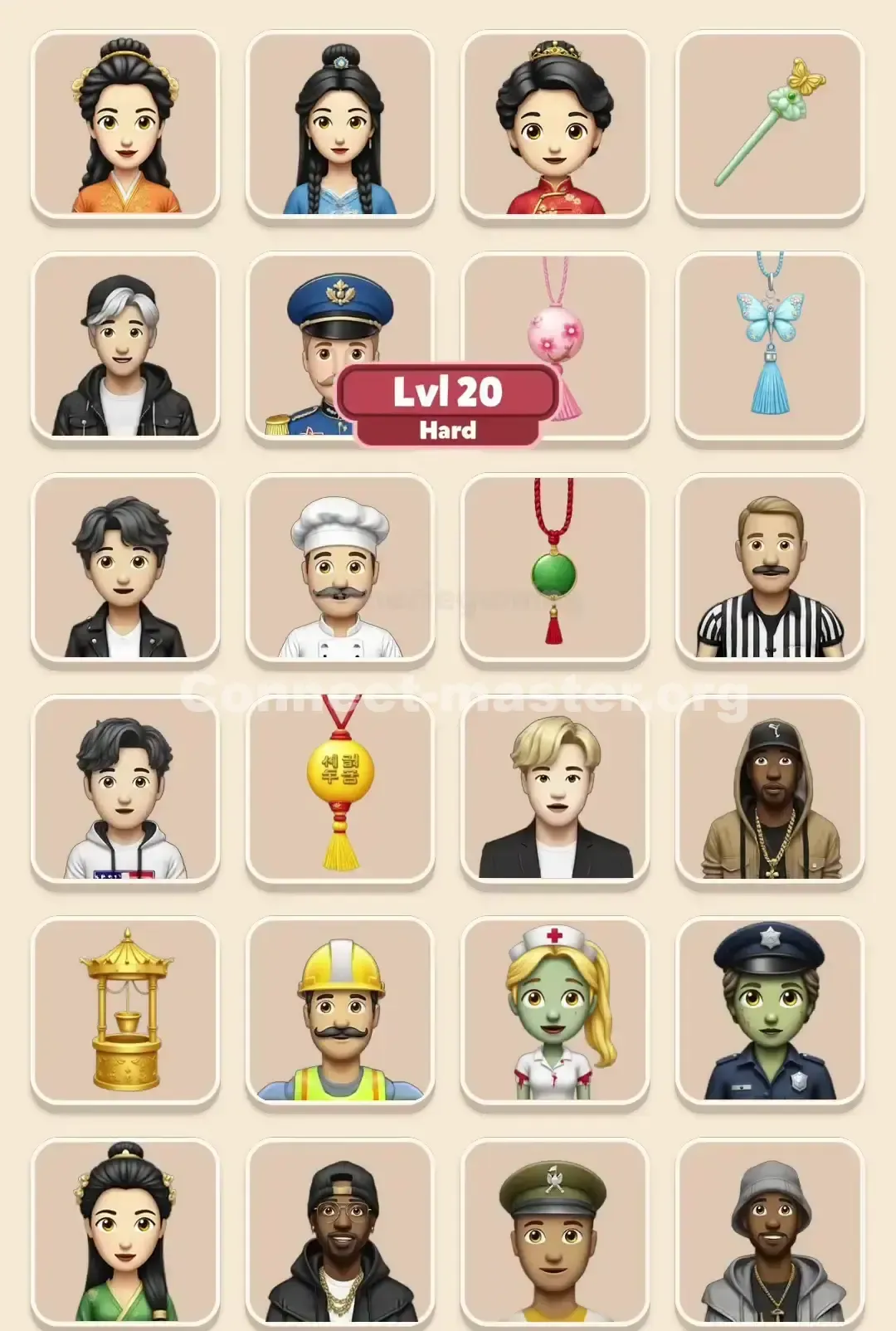 Connect Master Level 20 Solution 1