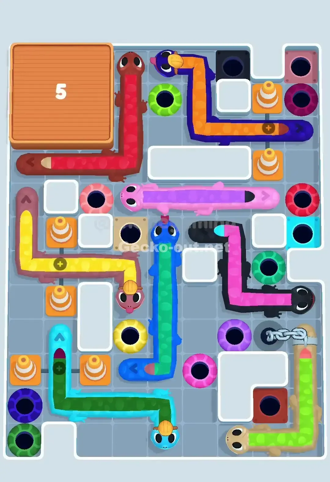 Gecko Out Level 681 Screenshot