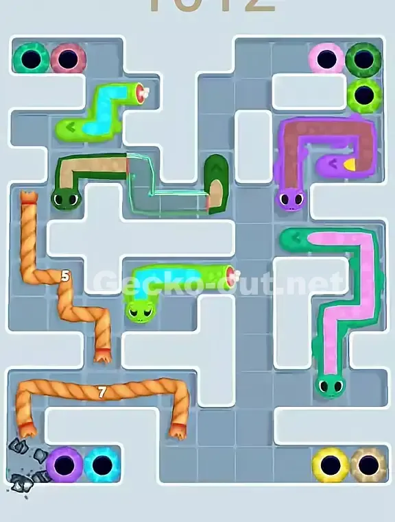 Gecko Out Level 1012 Solution 1