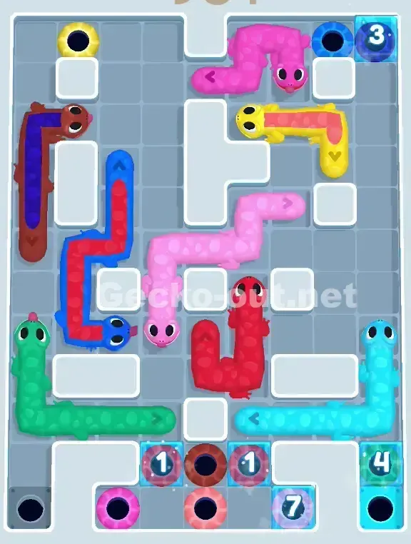 Gecko Out Level 981 Solution 2