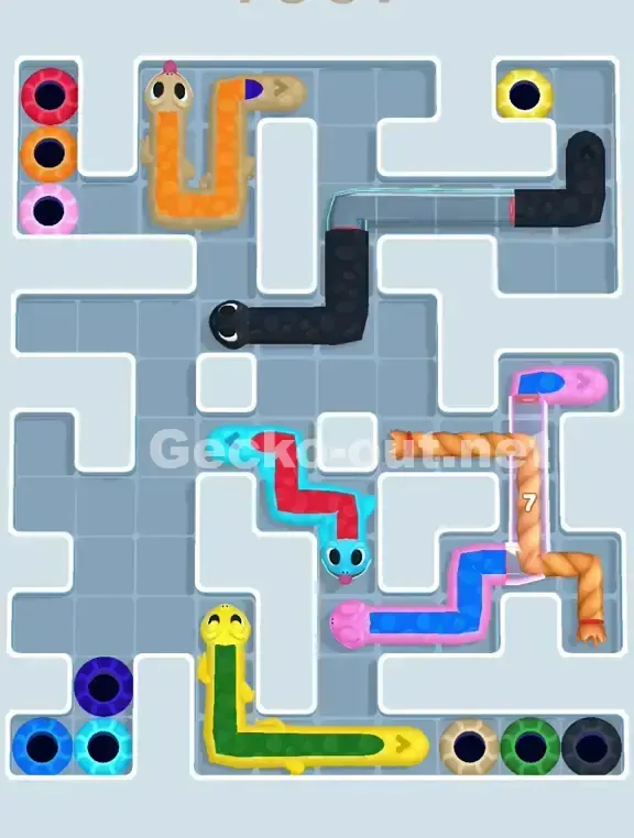 Gecko Out Level 1007 Solution 1
