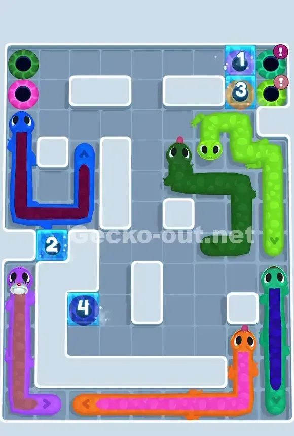 Gecko Out Level 789 Solution 2