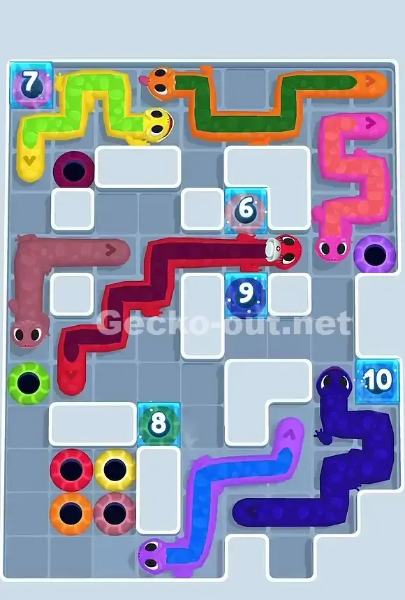 Gecko Out Level 787 Solution 2