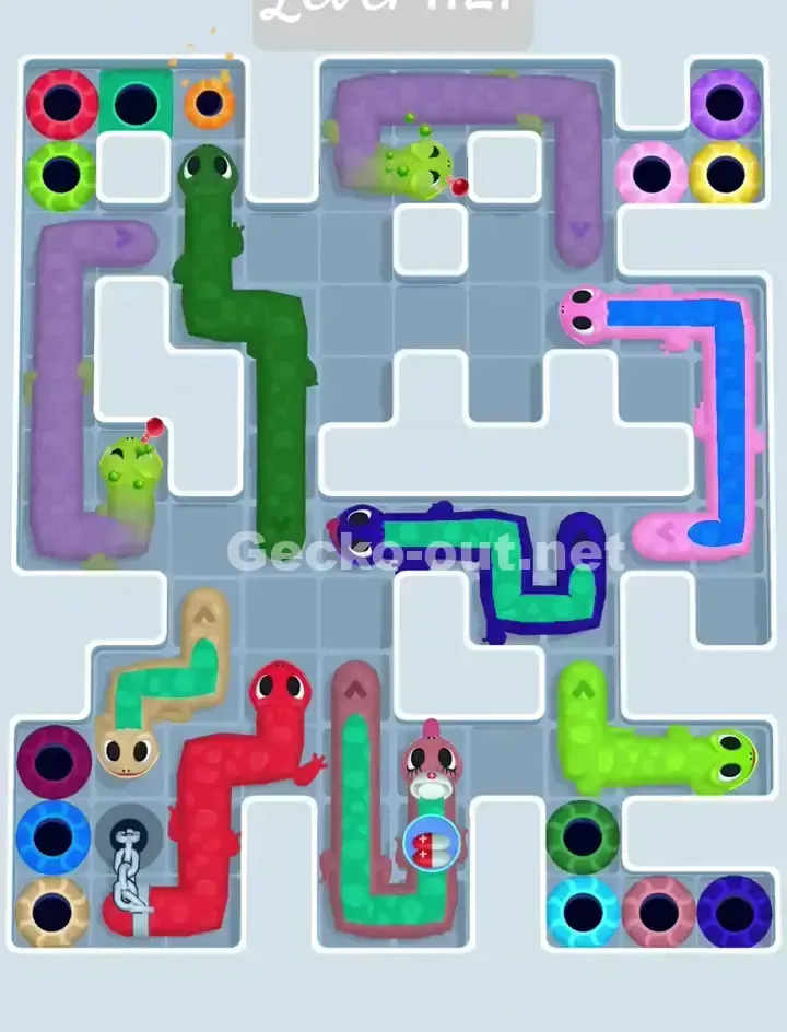 Gecko Out Level 1121 Solution 1