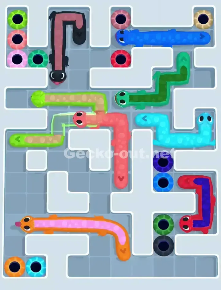 Gecko Out Level 1022 Solution 2