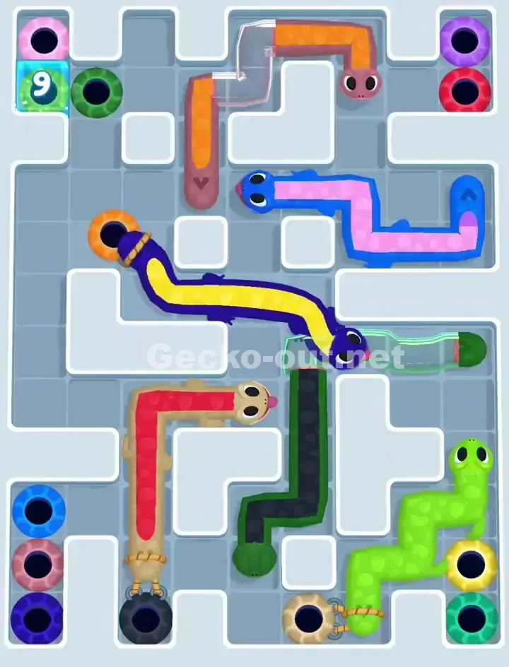 Gecko Out Level 1037 Solution 1