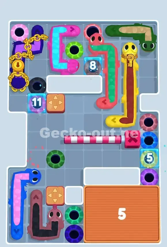 Gecko Out Level 753 Solution 1