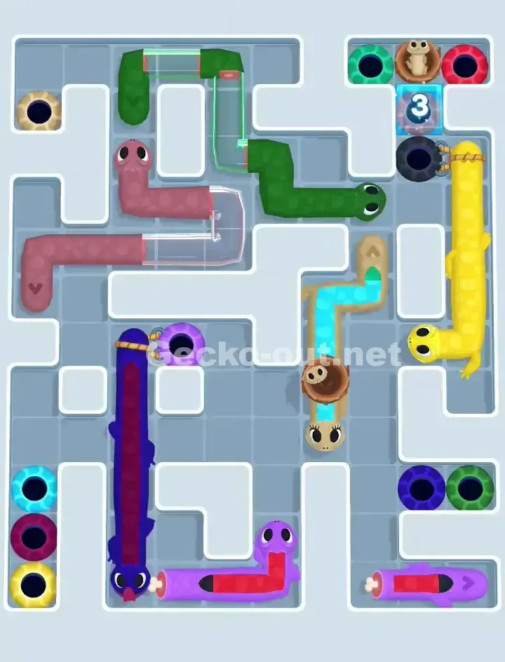 Gecko Out Level 1051 Solution 2