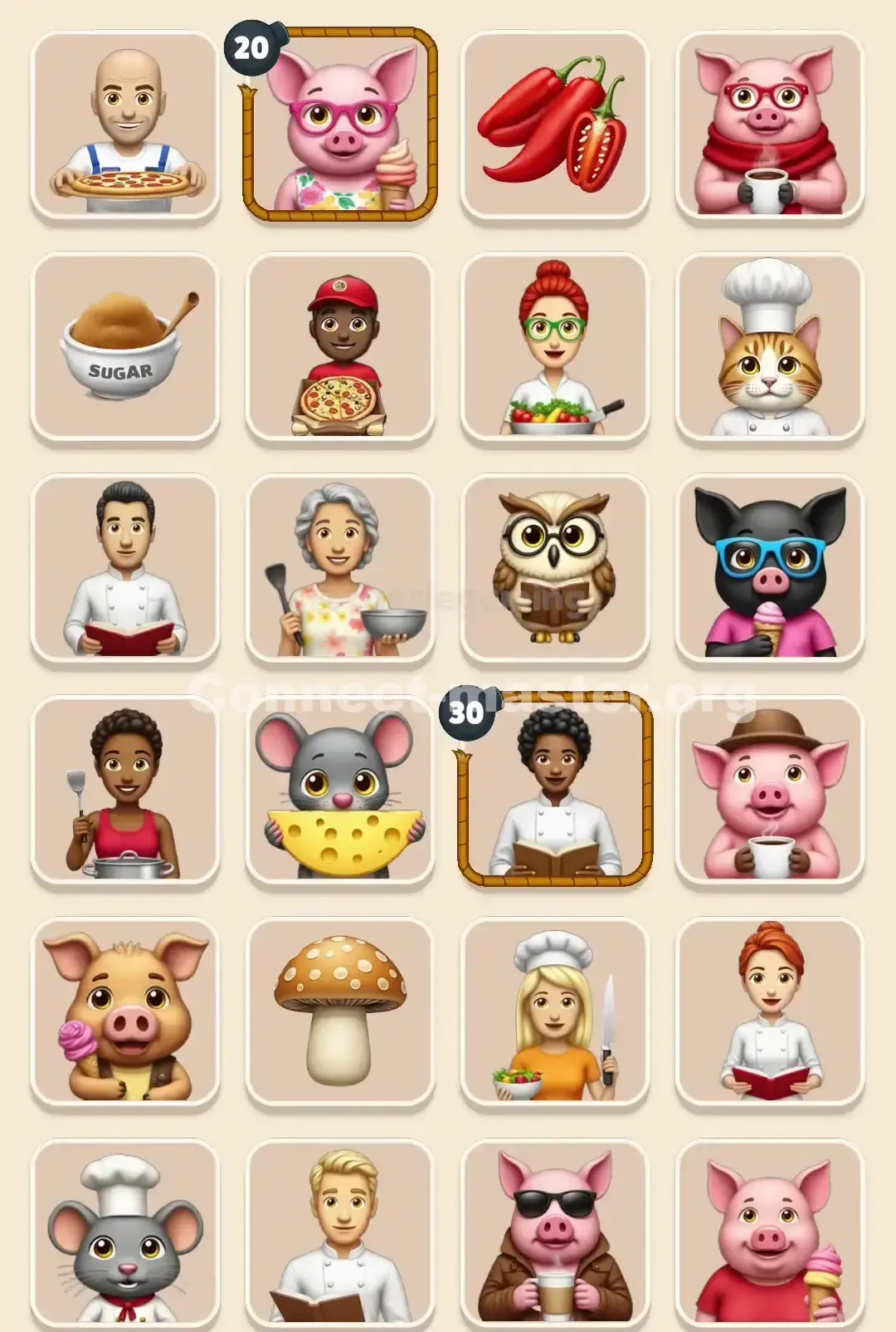 Connect Master Level 155 Solution 1