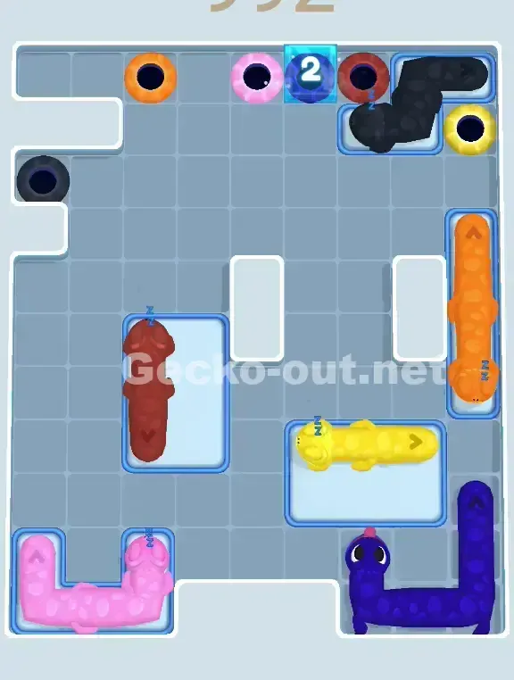 Gecko Out Level 992 Solution 2