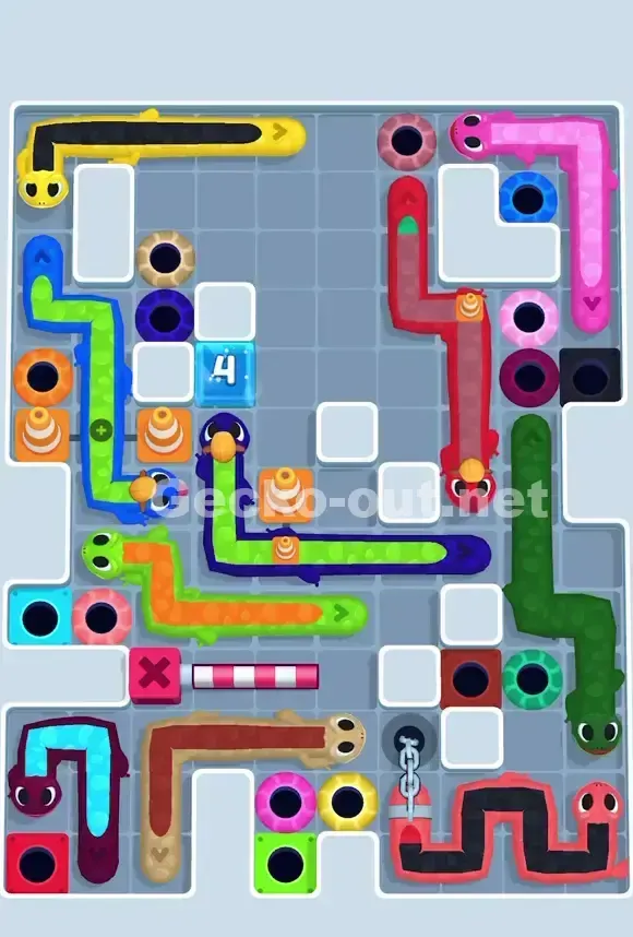 Gecko Out Level 711 Solution 1