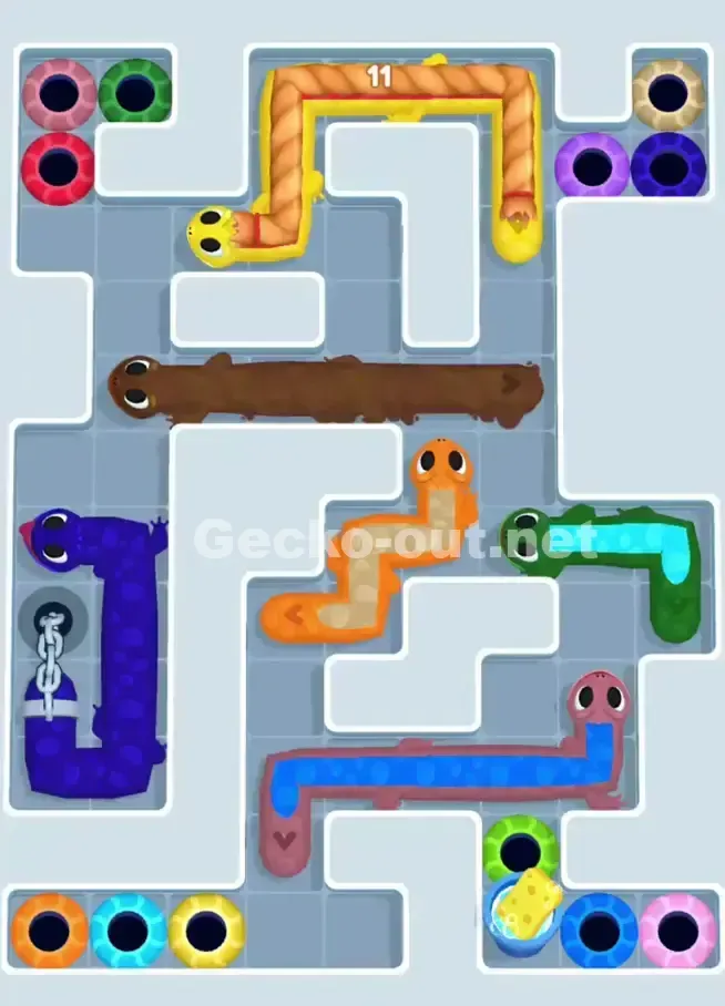 Gecko Out Level 1017 Screenshot