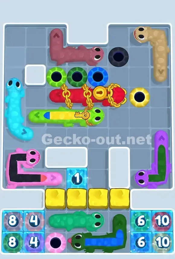 Gecko Out Level 756 Solution 2