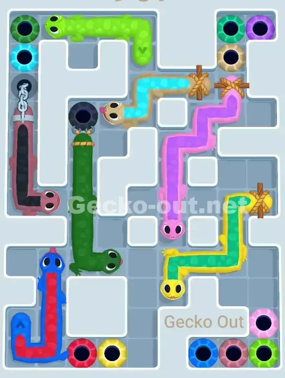 Gecko Out Level 967 Solution 1