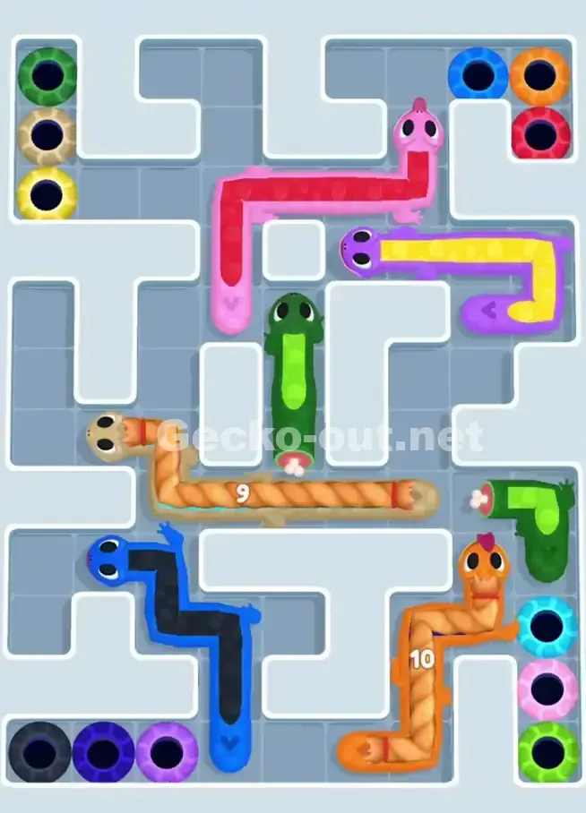 Gecko Out Level 1018 Gameplay