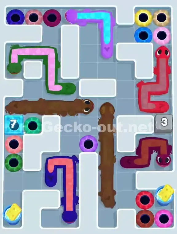 Gecko Out Level 986 Screenshot