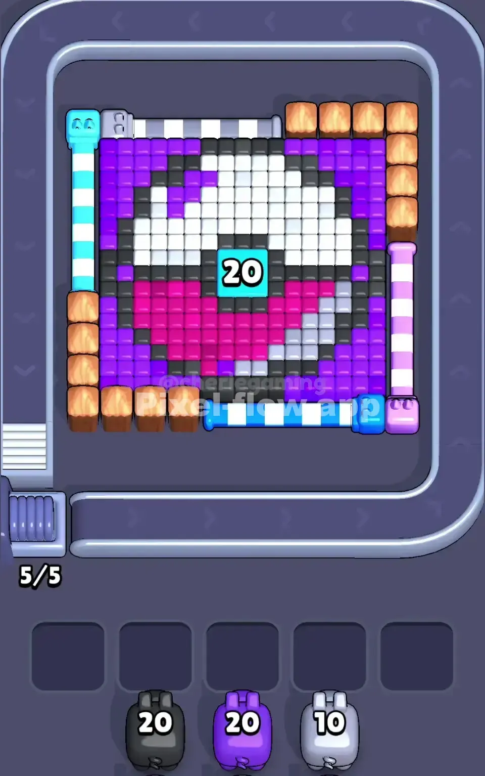 Pixel Flow Level 130 Solution (Wrong Level? Fix Here) 📸