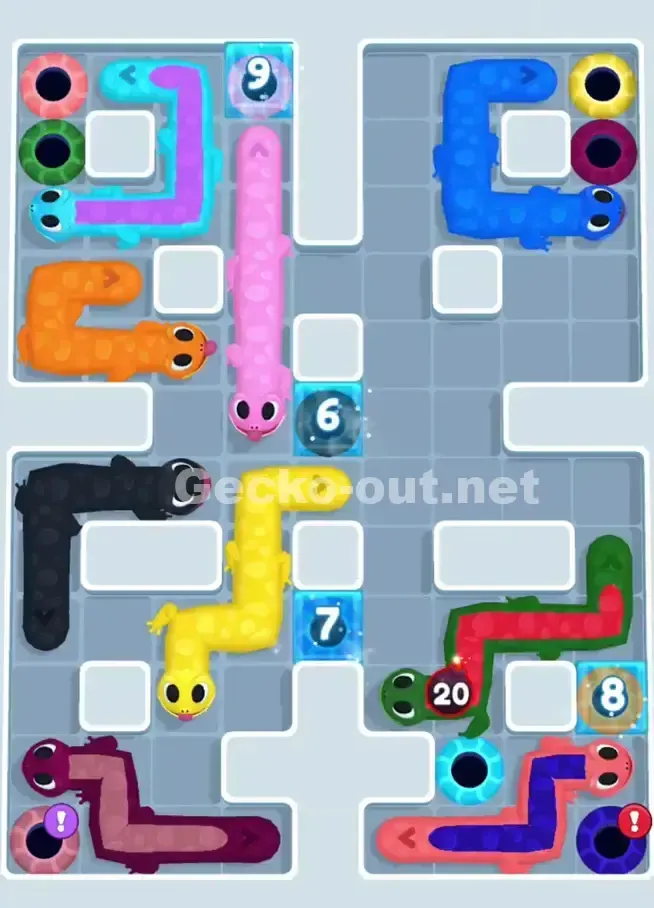 Gecko Out Level 1076 Solution 1