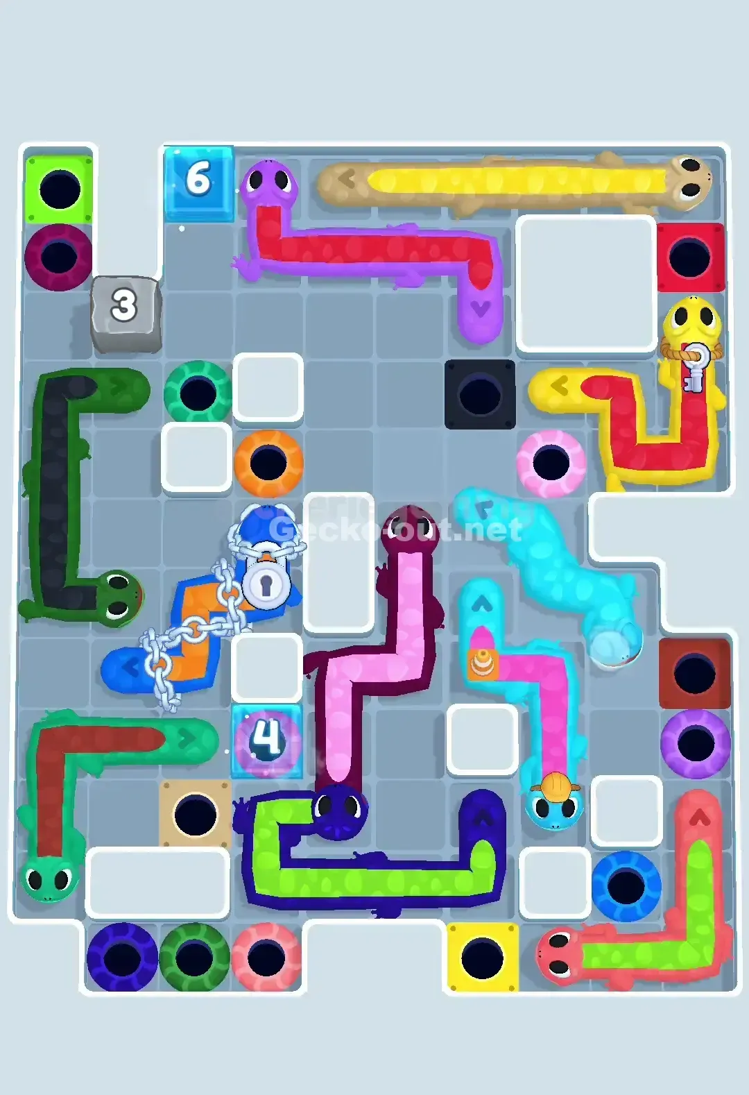 Gecko Out Level 676 Solution 1