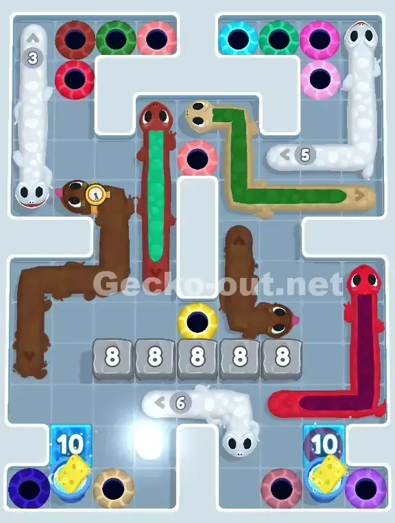 Gecko Out Level 988 Screenshot