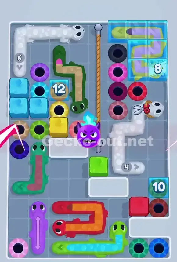 Gecko Out Level 818 Screenshot