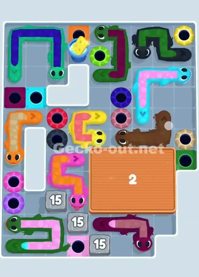 Gecko Out Level 1096 Screenshot