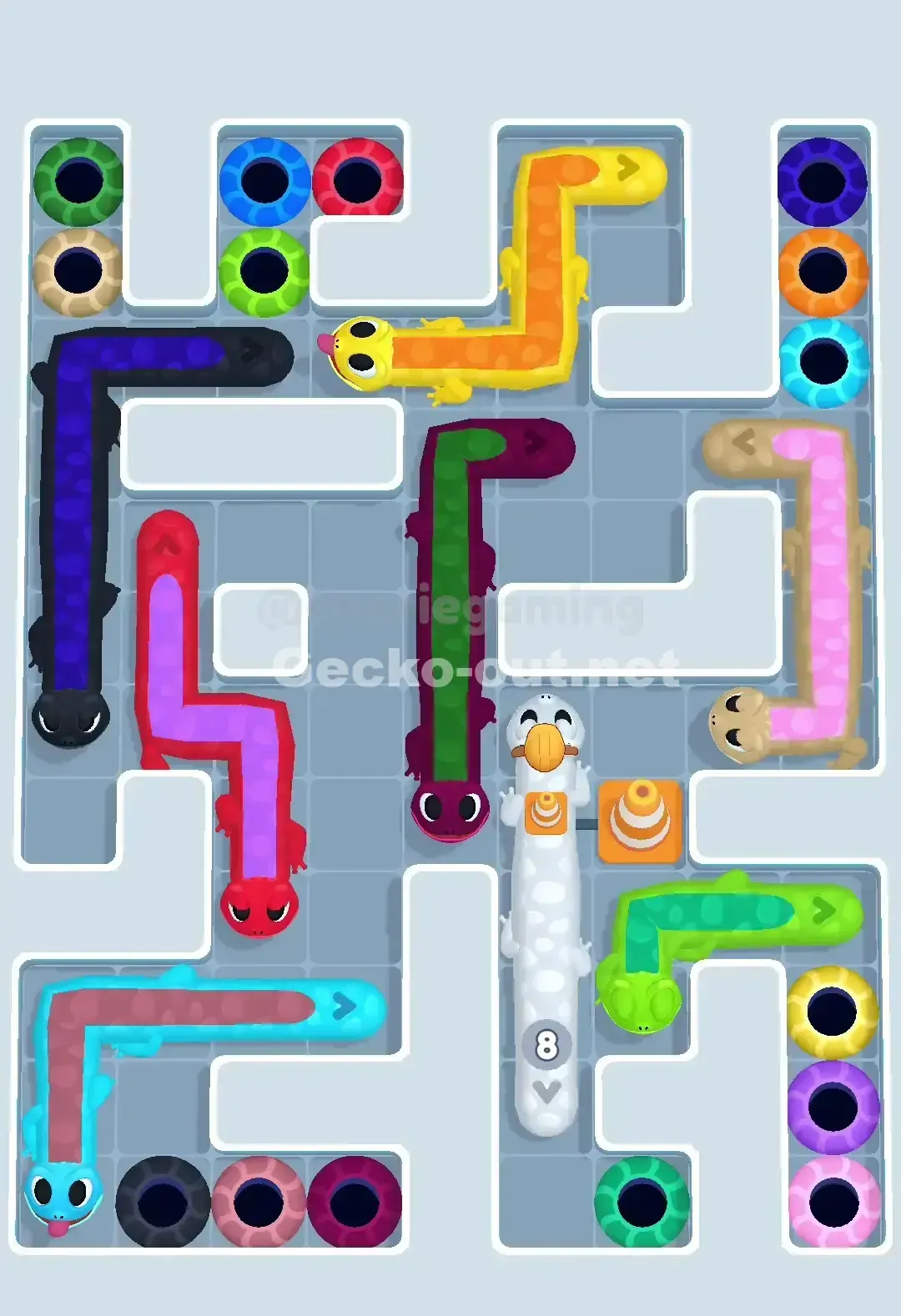 Gecko Out Level 663 Screenshot