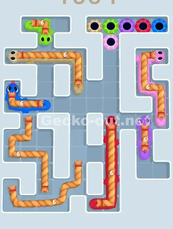 Gecko Out Level 1004 Solution 2